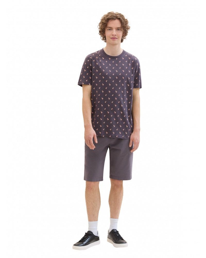 Футболка Men's DENIM  1042069ХХ35506 Tom Tailor Темно-коричневий L, фото №4