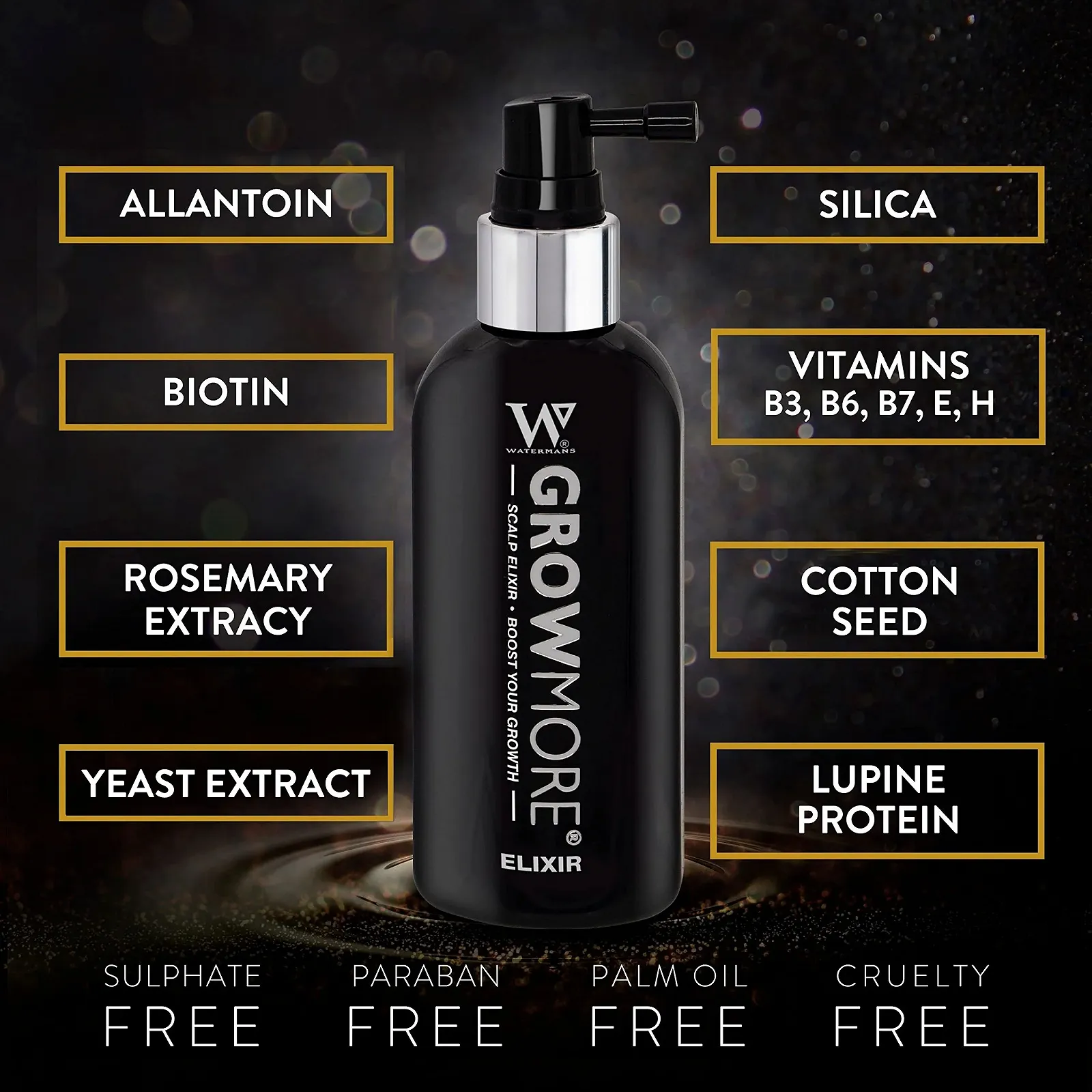 Сироватка Watermans Grow More Elixir для росту волосся, 100 мл, фото №3