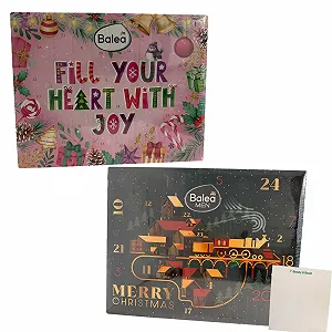 Набір Balea Різдвяний Календар для Неї та для Нього (1 x Balea Різдвяний Календар, 1 x Balea Men Різдвяний Календар) - Фото 1