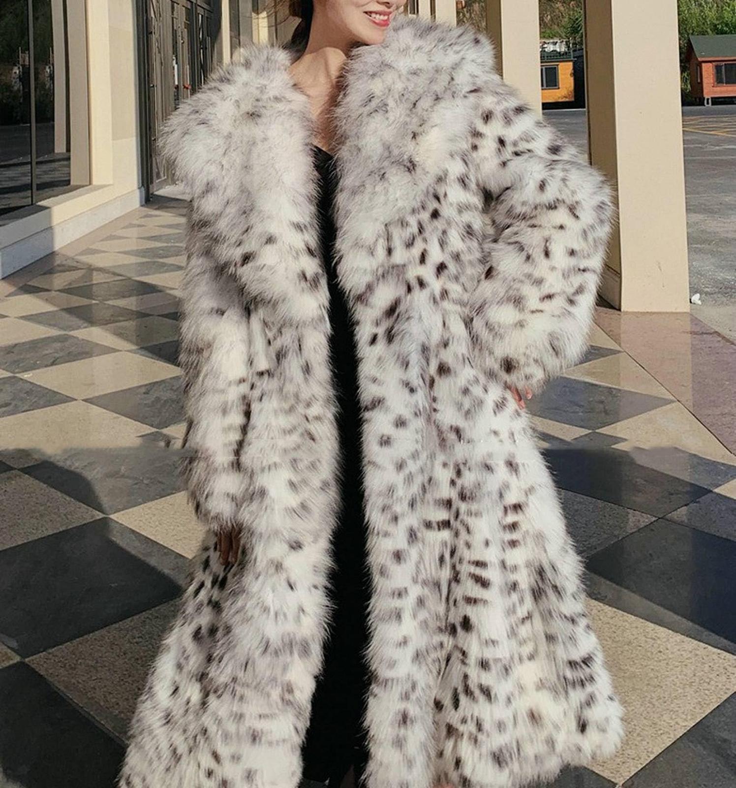 Штучна шуба UNeedVog Жіноча Довга Об'ємна, фото №5