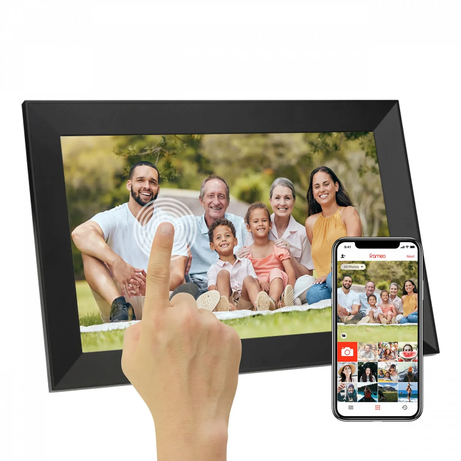 Цифровая фоторамка Silvergear 10.1 Inch WiFi 10 W Modern Design, фото №1