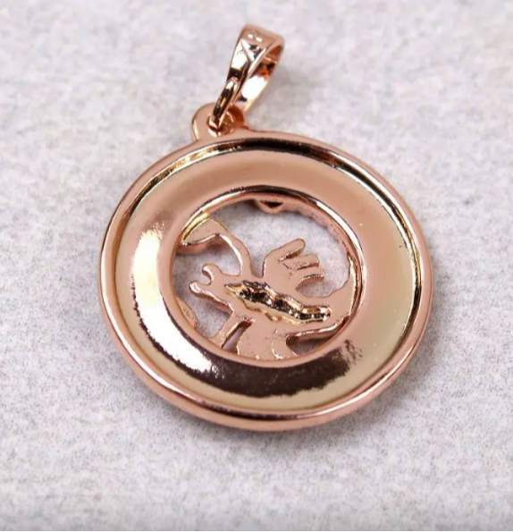 Жіноча прикраса на шию "Скорпіон - знак зодіаку", фото №4