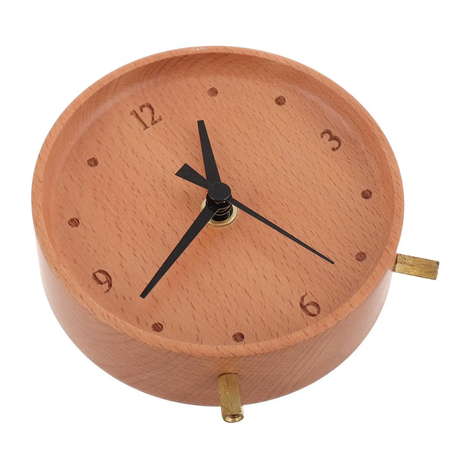 Настольные часы MUCKLILY Massivholz Аналоговые Ретро-дизайн, фото №1