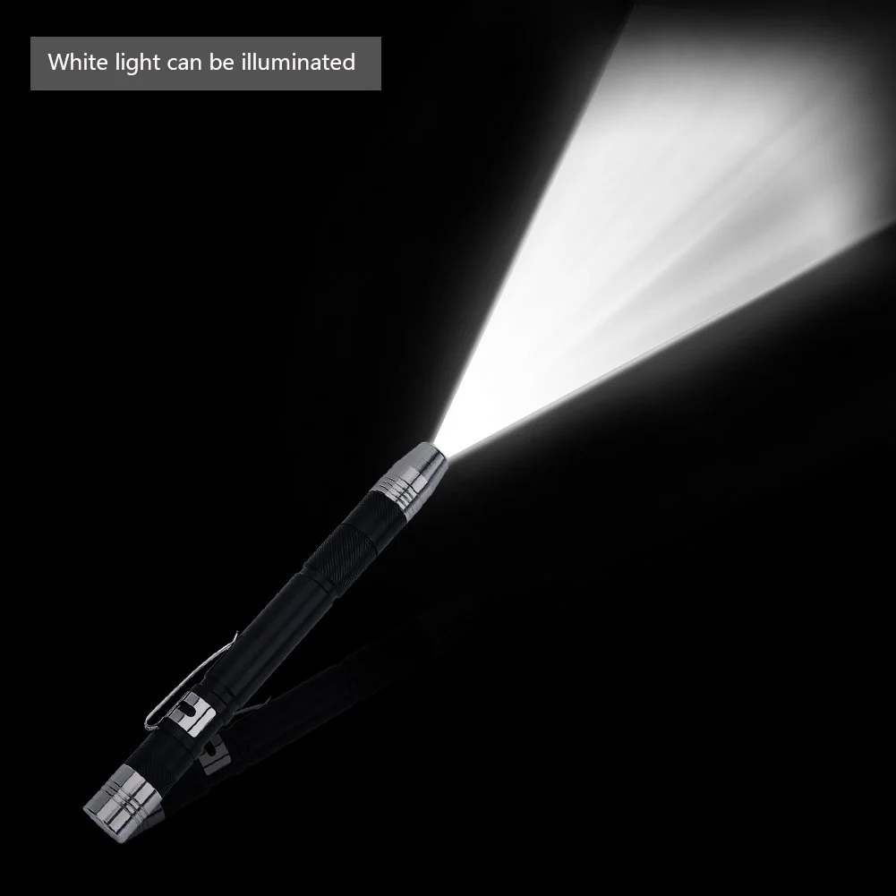 Мини фонарик Pilipane портативный алюминиевый сплав легкий для ночных прогулок чрезвычайных ситуаций из высококачественного алюминиевого сплава размер 150 мм, фото №2