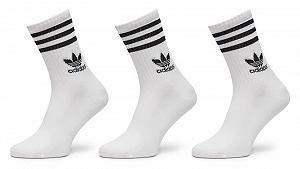 Шкарпетки Adidas CREW SOCK  3STR Білий 46-48 synthetic.ua - Фото 1
