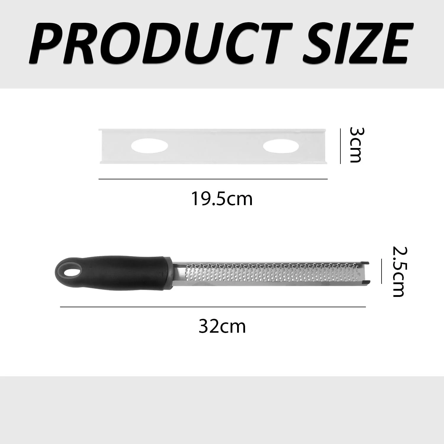 Набор терок 2 шт., нержавеющая сталь., фото №2