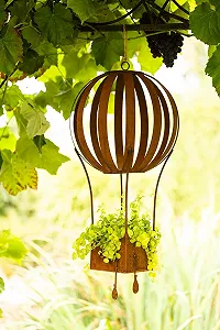 Подвесная корзина Bornhöft Дизайн Воздушный шар XXL Патина Рустик цена на synthetic.ua - Фото 1 Подвесная корзина Bornhöft Дизайн Воздушный шар XXL Патина Рустик synthetic.ua - Фото 1