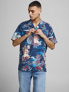 Рубашка Jack&Jones RESORT LTN 12187956 Ensign Blue L - Фото 1
