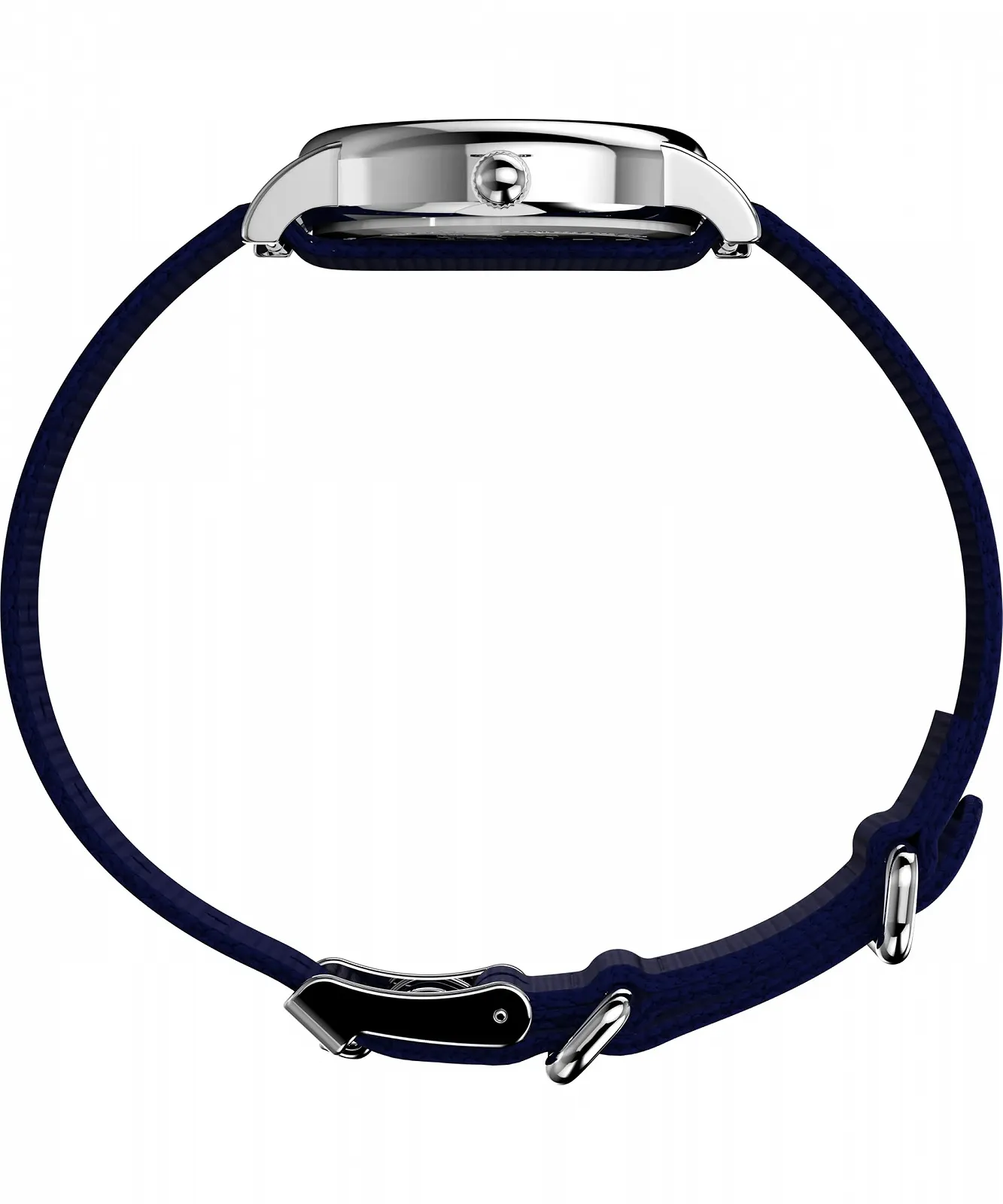 Мужские часы Timex Peanuts 31 мм Синий Тканевый Ремешок Однослойный Белый Циферблат Серебряный Корпус TW2Y30800, фото №2