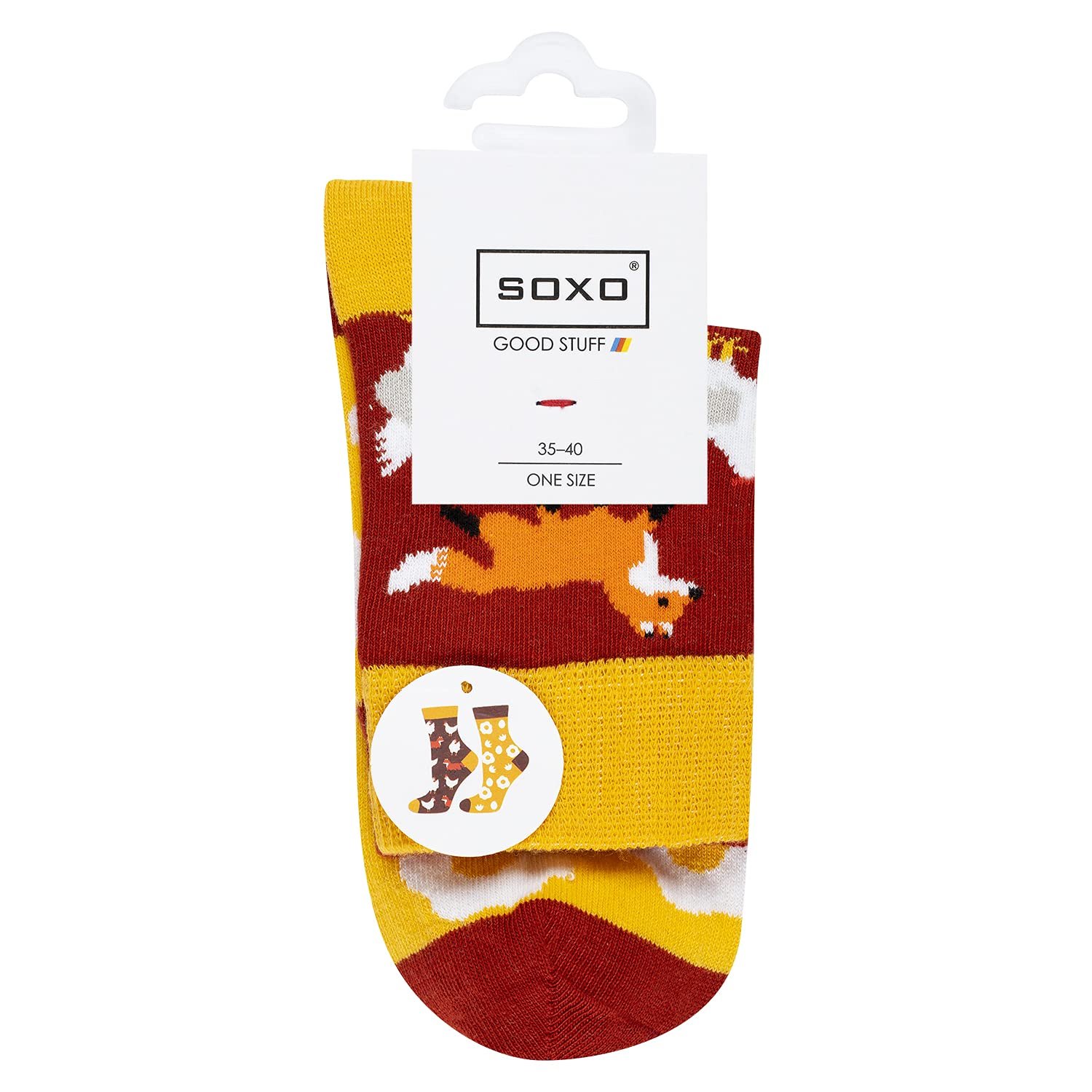 Носки Soxo Animal Funny Женские носки Разноцветные женские носки Длинные хлопковые носки женские 35-40, фото №8