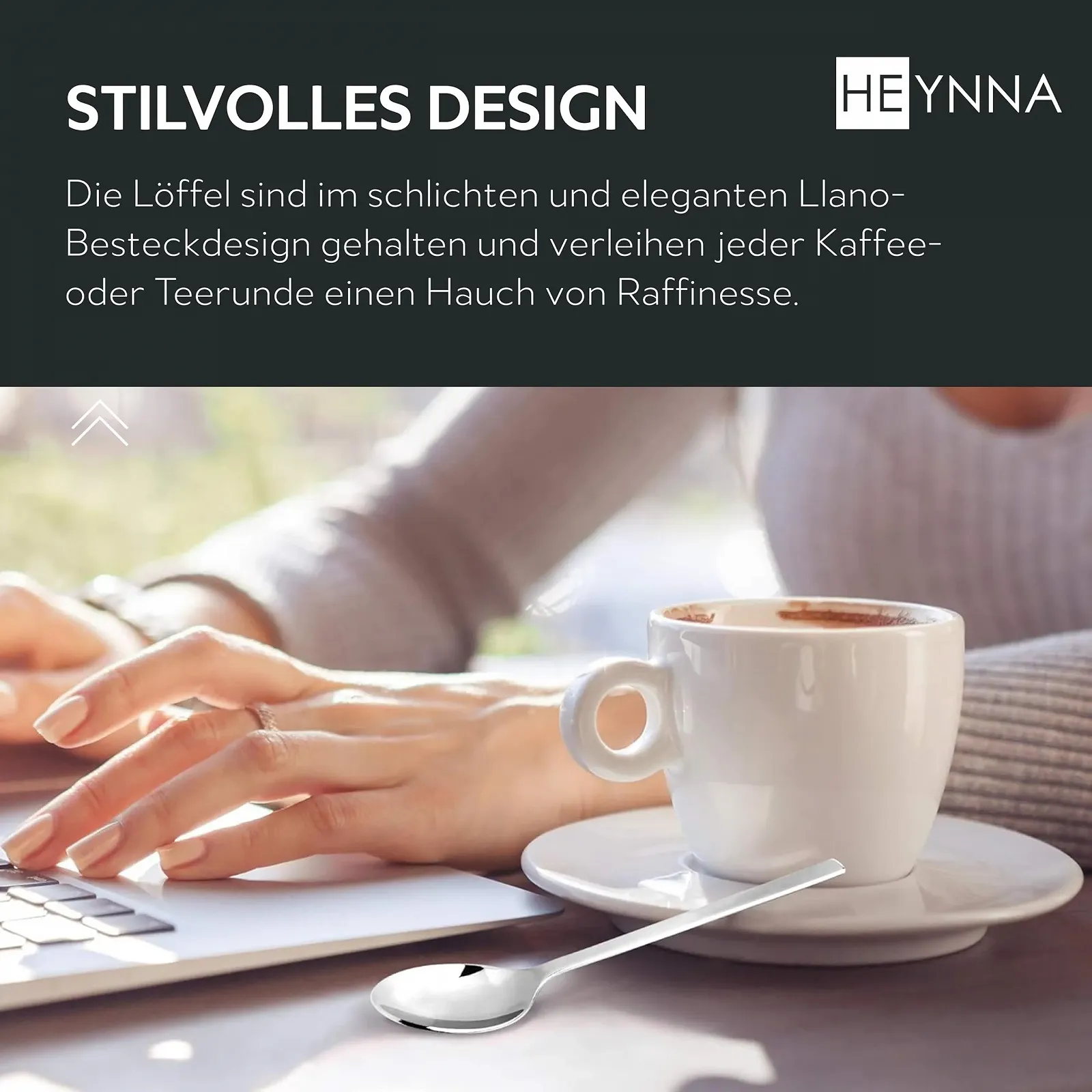 Ложка чайна Llano Нержавіюча сталь Золотий/Гострий Набір з 8 штук, фото №2 Ложка чайна Llano Нержавіюча сталь Золотий/Гострий Набір з 8 штук, фото №2
