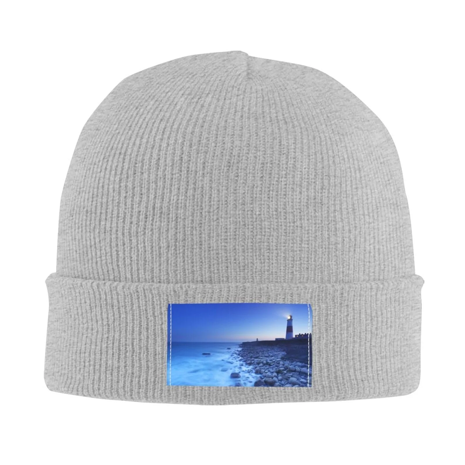 Шапка JBYJBX The Seaside Lighthouse Print Осень-Зима, фото №2 Шапка JBYJBX The Seaside Lighthouse Print Осень-Зима, фото №2