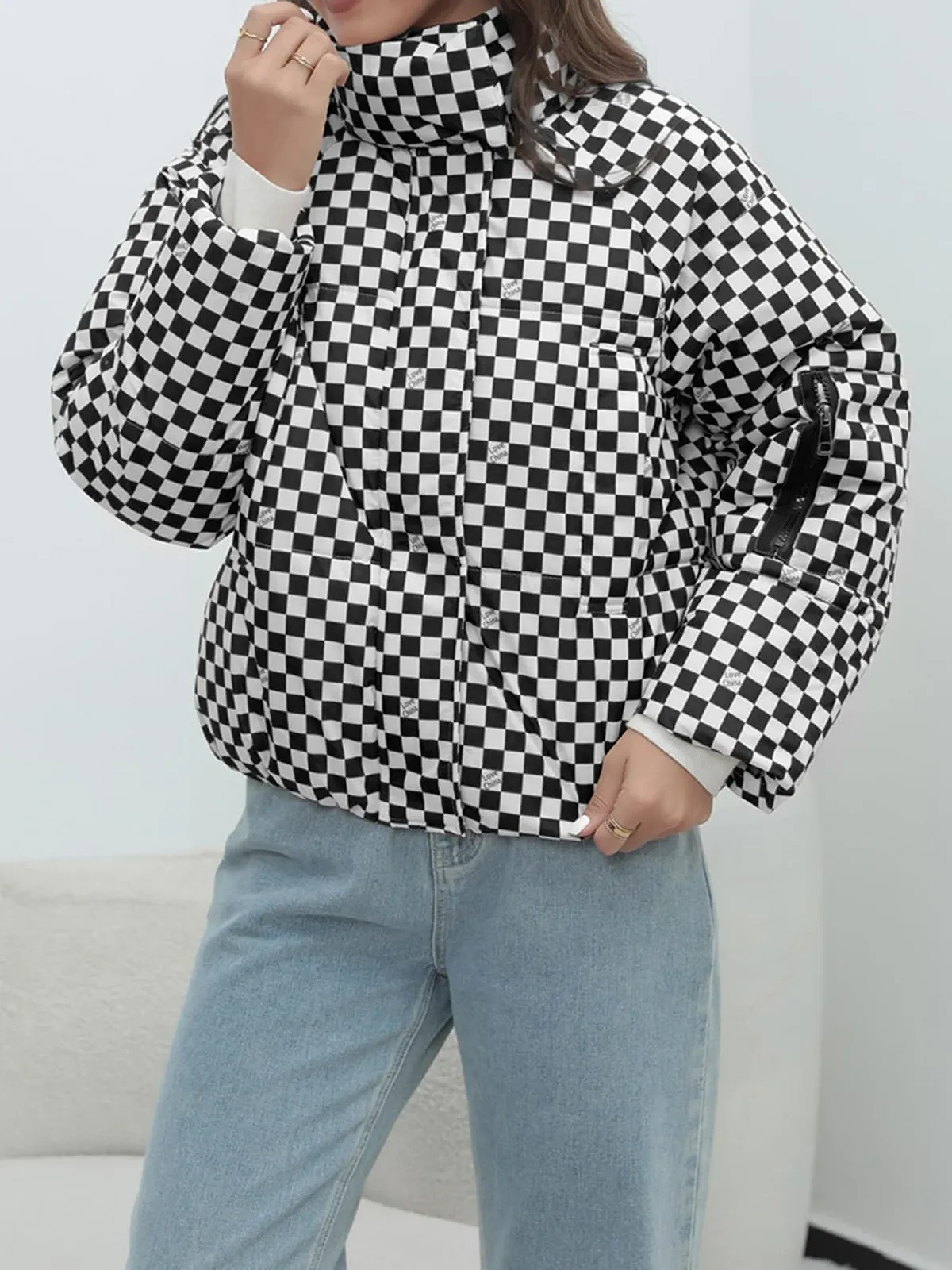 Куртка SANSIWU Пуховик Укорочений, фото №3