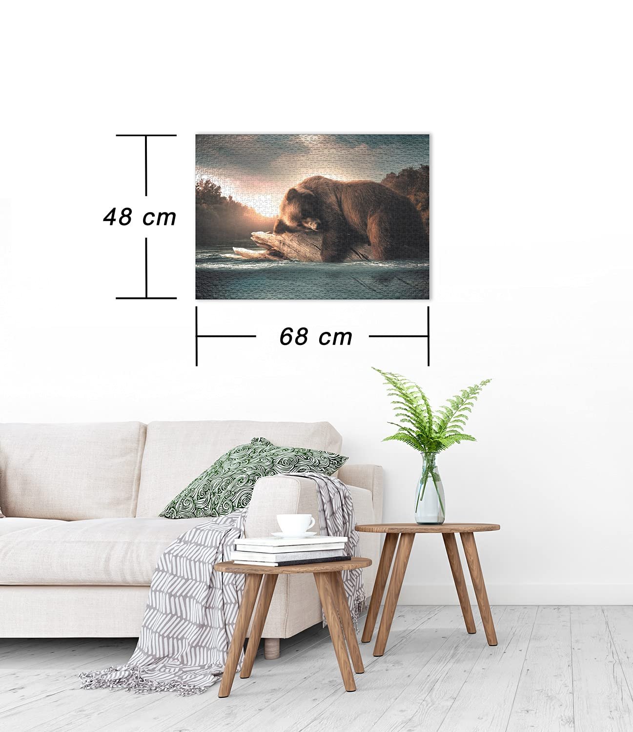 Пазл Ulmer Puzzleschmiede Bear Rest 1000 элементов 68 x 48 см, фото №3