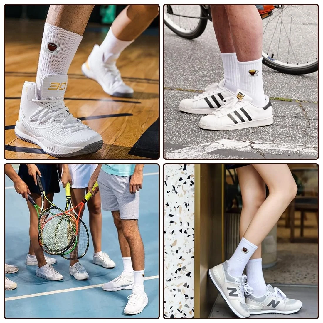 Тенісні шкарпетки Білий Колір (2 пари) EU 35-46, фото №7 Тенісні шкарпетки Білий Колір (2 пари) EU 35-46, фото №7