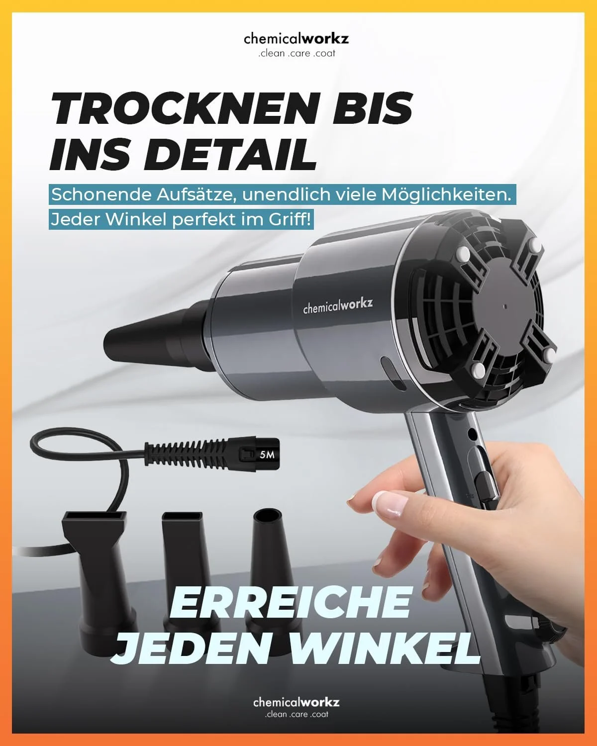 Электрическая воздуходувка chemicalworkz Premium 1.5 HP 1300 Вт, фото №4