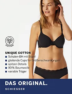 Бюстгальтер Schiesser Unique Cotton на кісточках з чашкою synthetic.ua - Фото 1