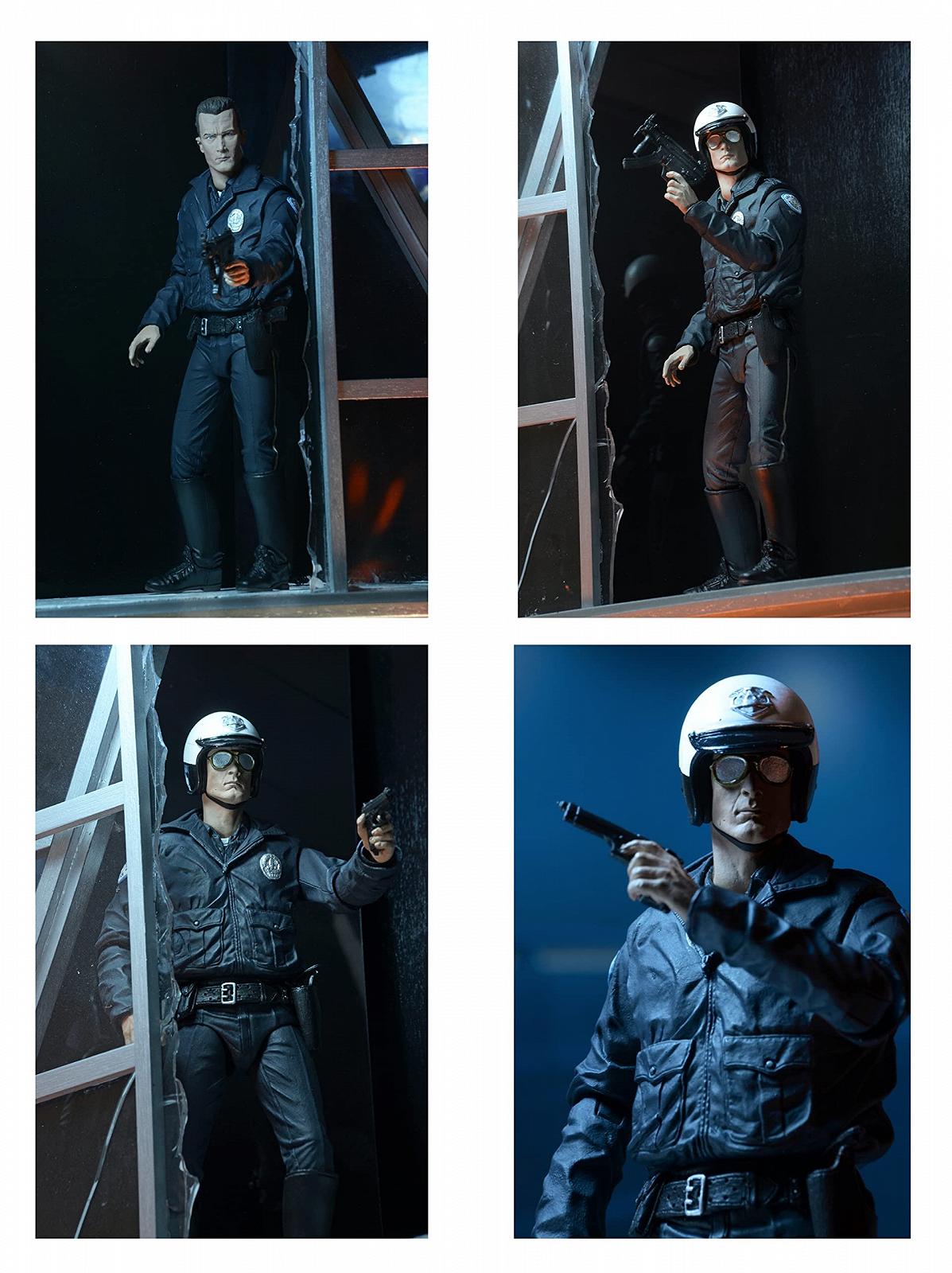 Фигурка NECA Terminator 2 Ultimate T-1000 Motorcycle Cop, 7-дюймов, фото №6