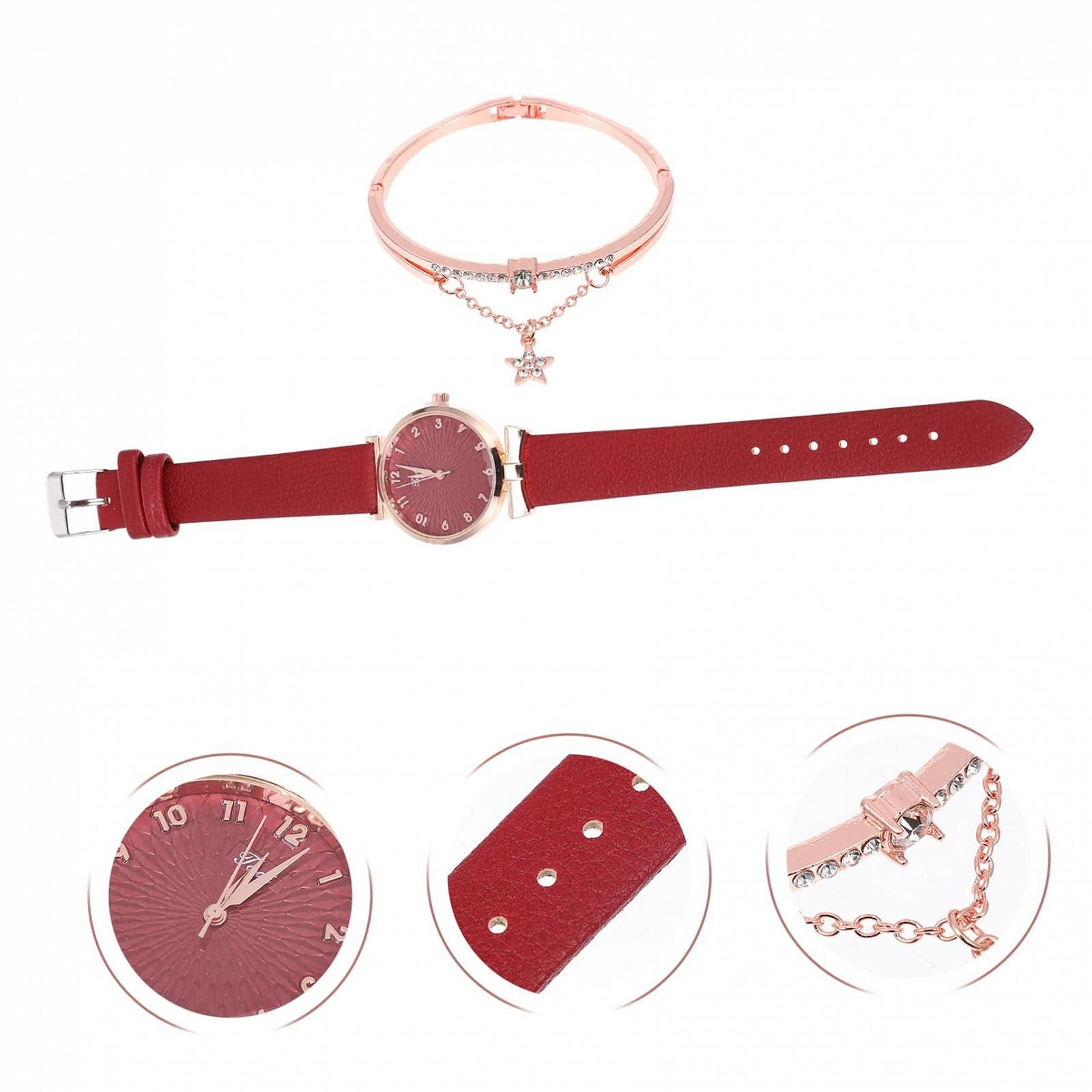 Жіночий Годинник OATIPHO Білий, червоний, фото №8 Жіночий Годинник OATIPHO Білий, червоний, фото №8