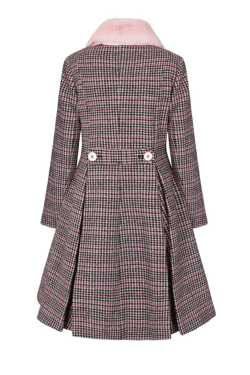 Пальто Hell Bunny Watson Жіноче Чорний/Рожевий, фото №4 Пальто Hell Bunny Watson Жіноче Чорний/Рожевий, фото №4