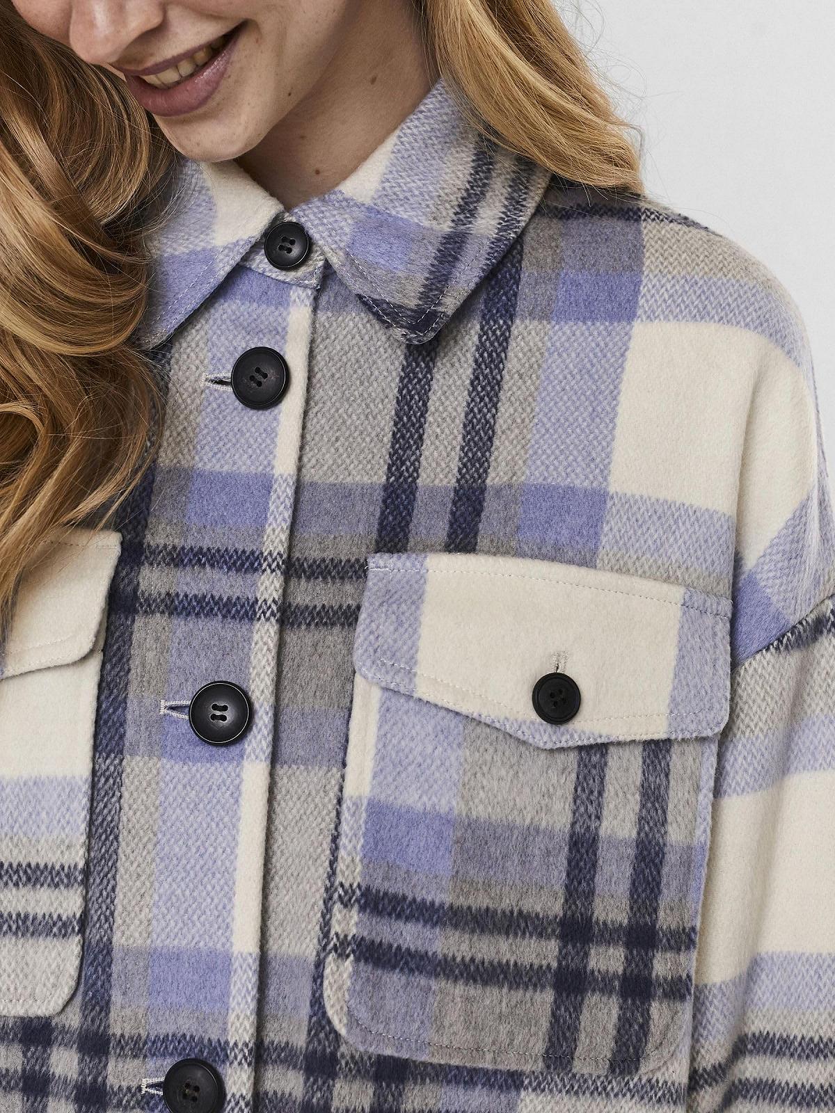 Пальто VERO MODA Vmnelly Check Noos, фото №6