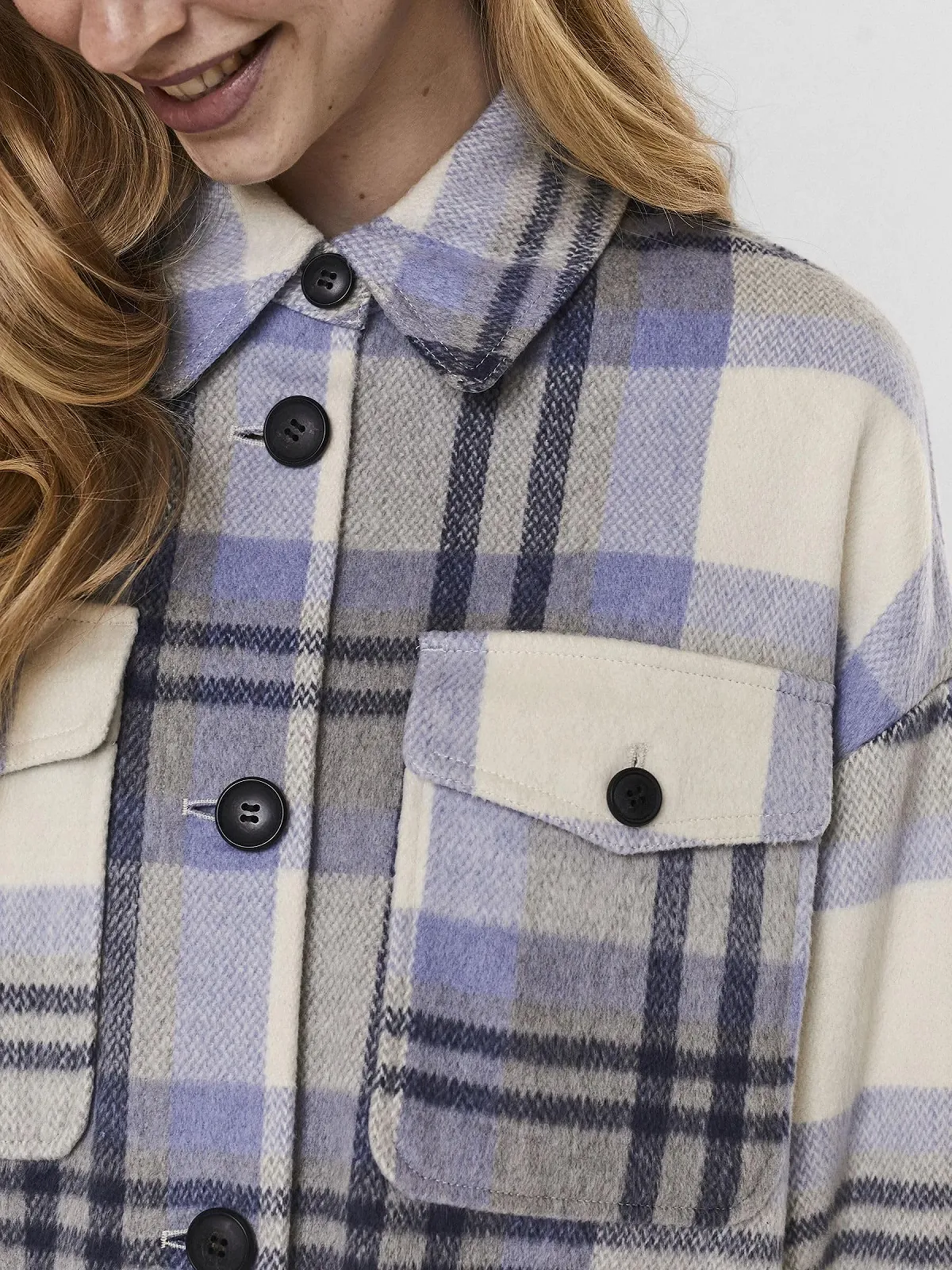 Пальто VERO MODA Vmnelly Check Noos, фото №6