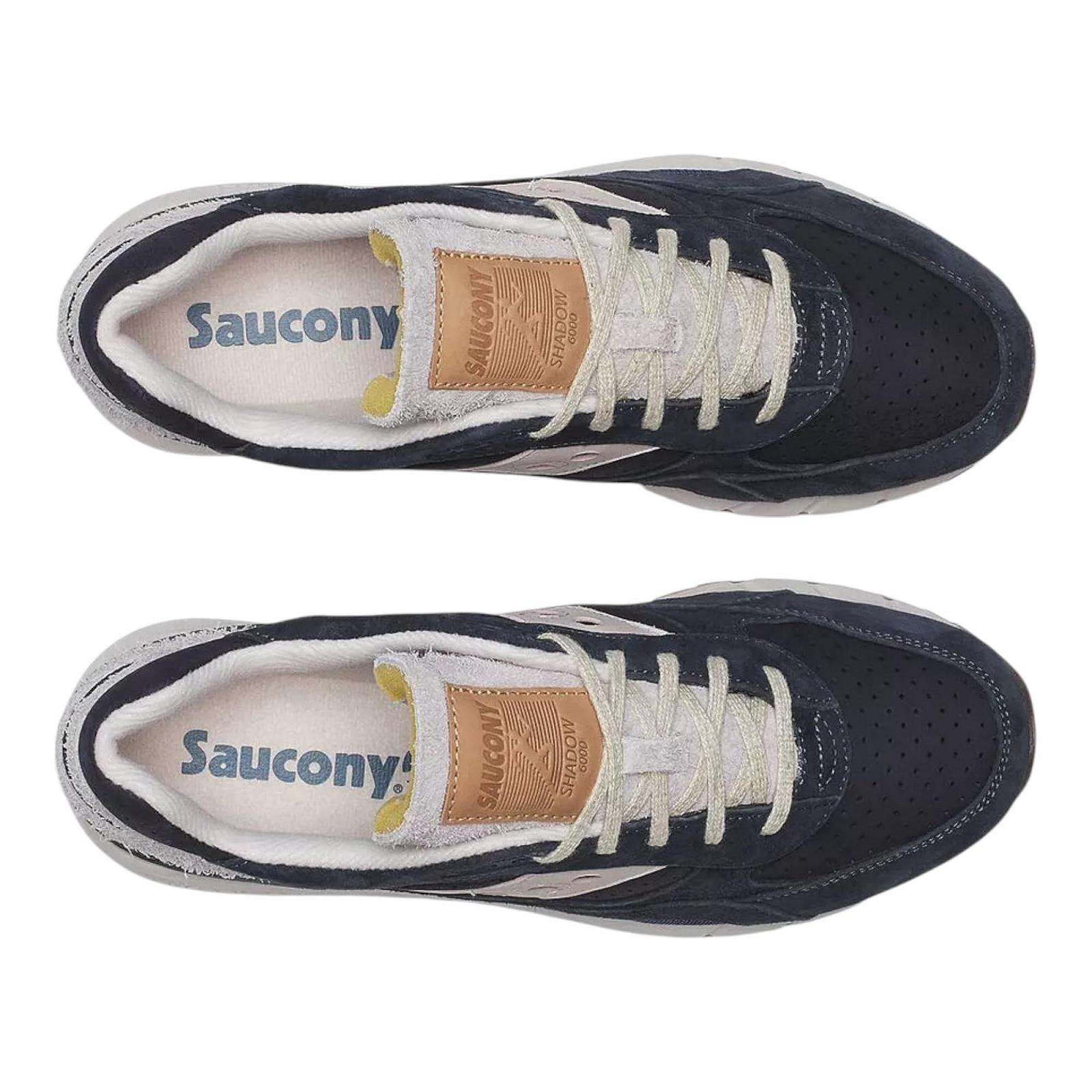 Кросівки Saucony Shadow 6000 Premium темно-сині/місяць, фото №5 Кросівки Saucony Shadow 6000 Premium темно-сині/місяць, фото №5