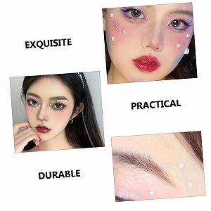 Самоклеючі перлини Healeved 18 аркушів кольорові прикраси synthetic.ua - Фото 1