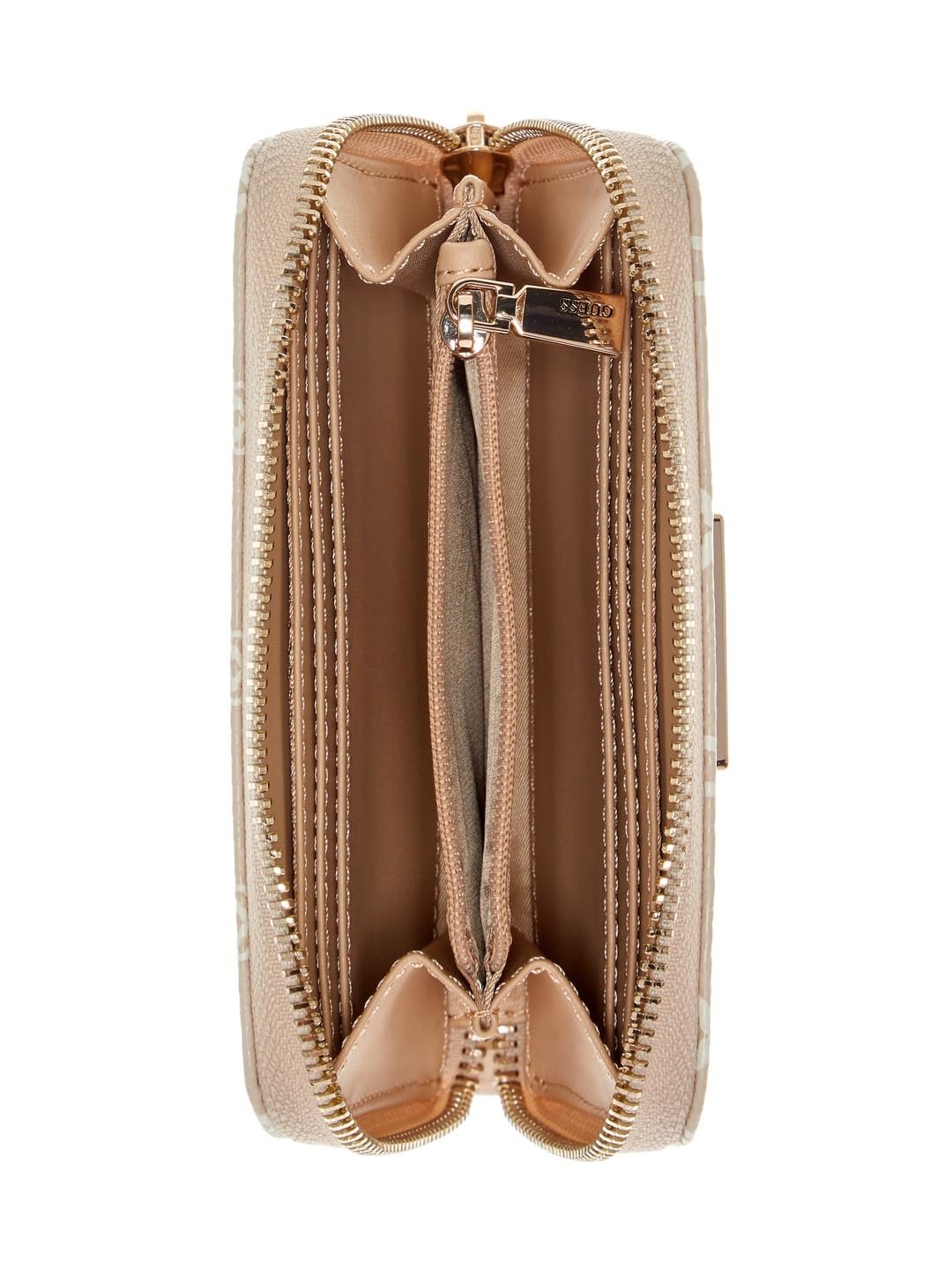 Гаманець GUESS Laurel II SLG Medium Zip Around Latte Logo, фото №3