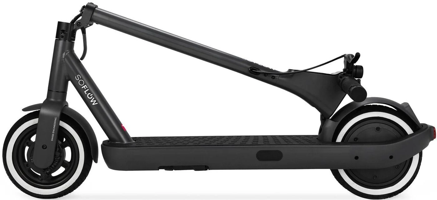 Електросамокат SOFLOW SO ONE+ / 40 км запас ходу / 500 Вт / 9" колеса / 120 кг навантаження / 22 км/г / Чорний, фото №8 Електросамокат SOFLOW SO ONE+ / 40 км запас ходу / 500 Вт / 9" колеса / 120 кг навантаження / 22 км/г / Чорний, фото №8