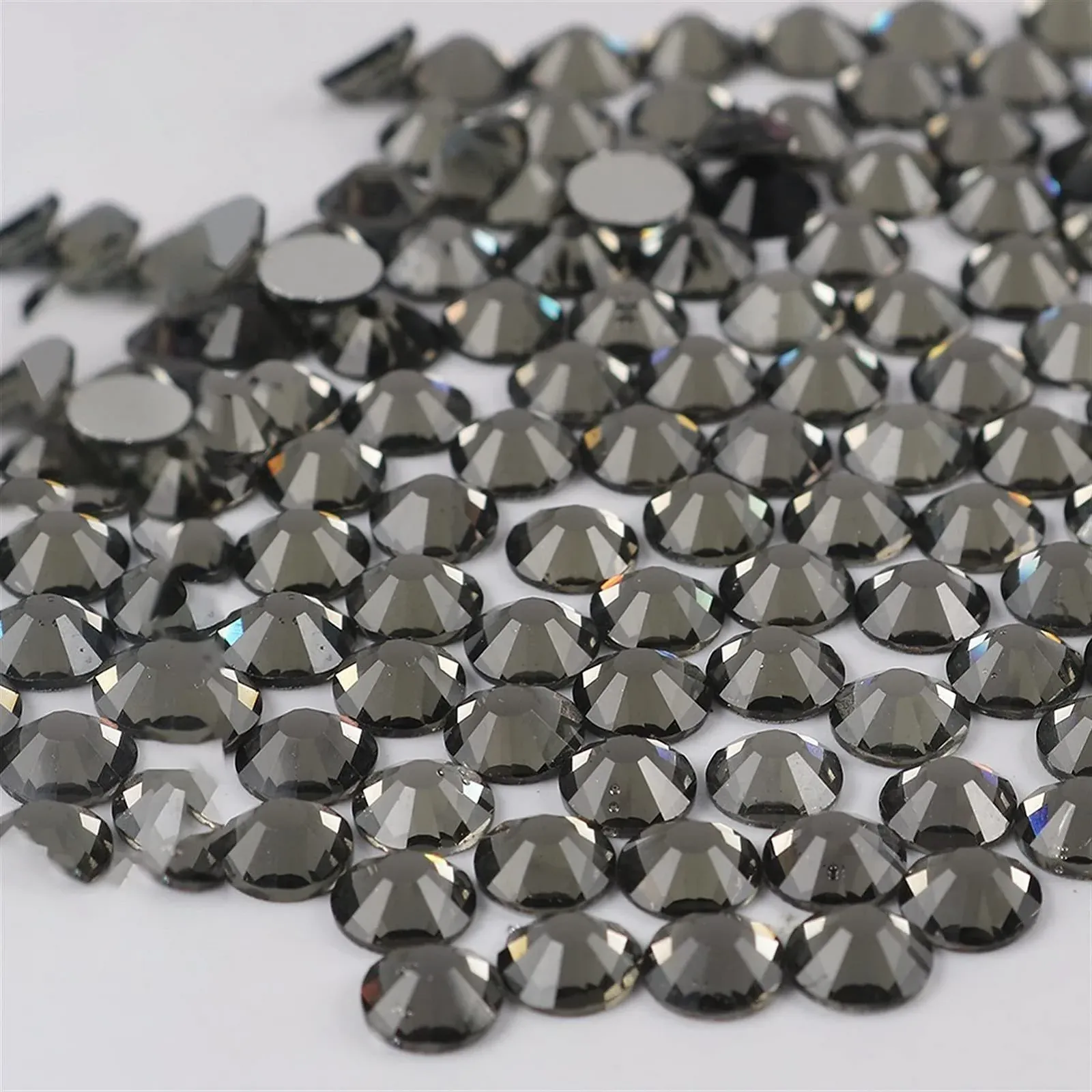 Стрази Плоскі Зі Скла Прозорий Кристал 35 Кольорів (Колір: 126, Розмір: SS4-14400шт) 100г, фото №1