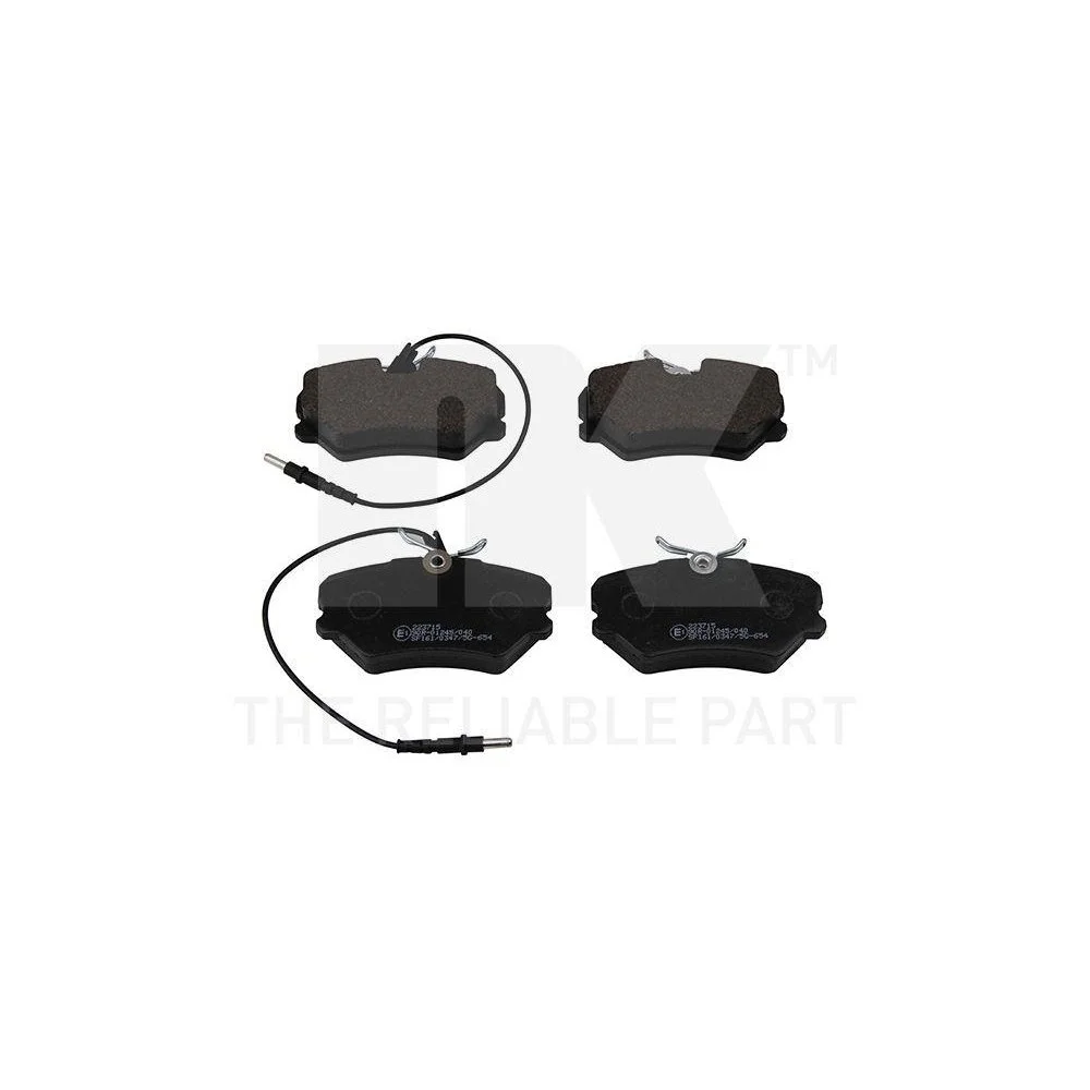 Комплект гальмівних колодок дискового гальма NK 223715 для PEUGEOT передня вісь, фото №1 Комплект гальмівних колодок дискового гальма NK 223715 для PEUGEOT передня вісь, фото №1