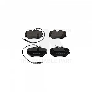 Комплект тормозных колодок дискового тормоза NK 223715 для PEUGEOT передний мост - Фото 1