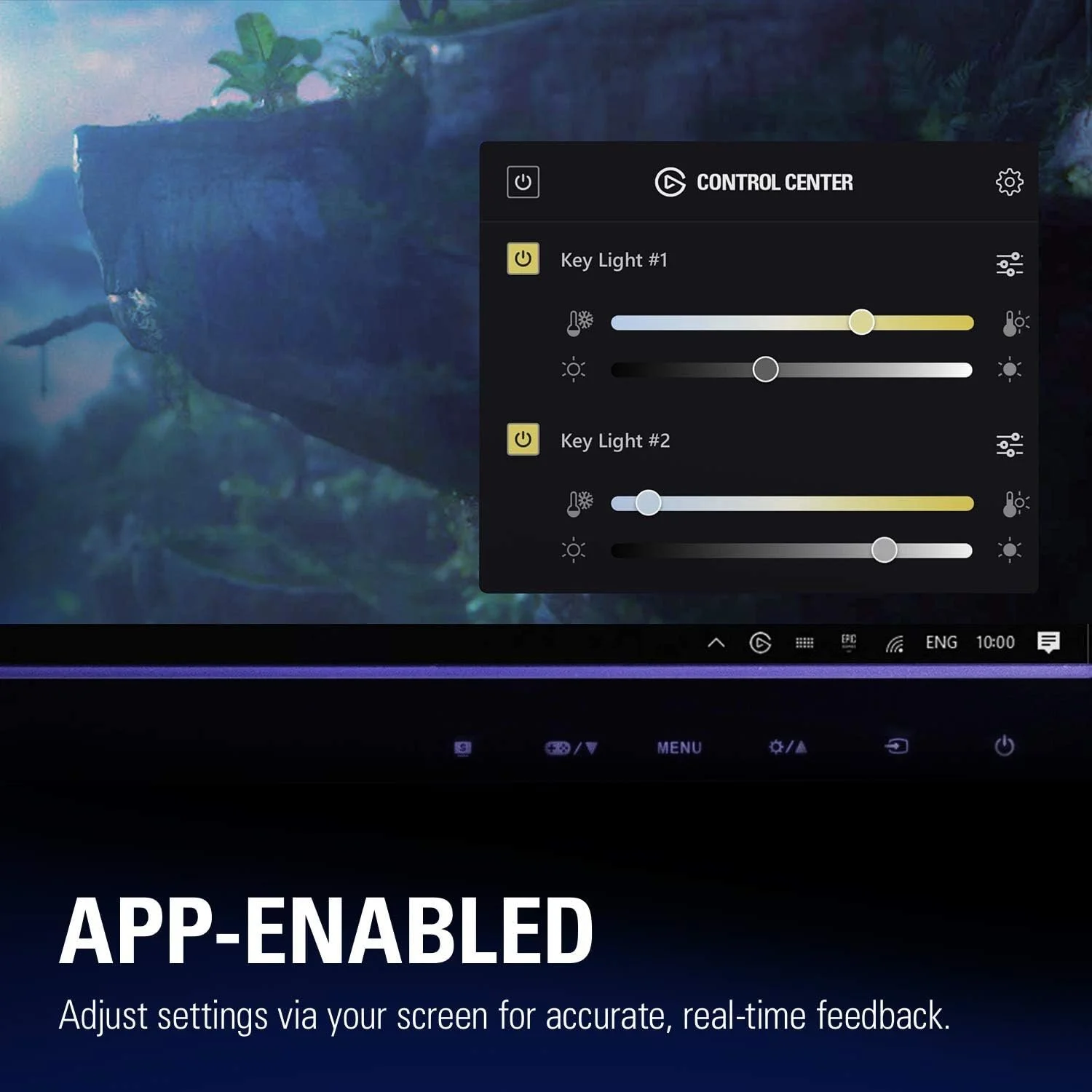 Лампа Elgato Key Light Air / 1400 люмен / 2900 - 7000К / Чорний, фото №6