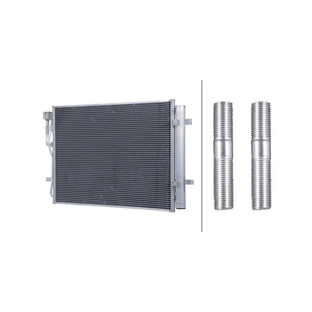 Конденсатор кондиціонера HELLA 8FC 366 220-801, фото №1 Конденсатор кондиціонера HELLA 8FC 366 220-801, фото №1