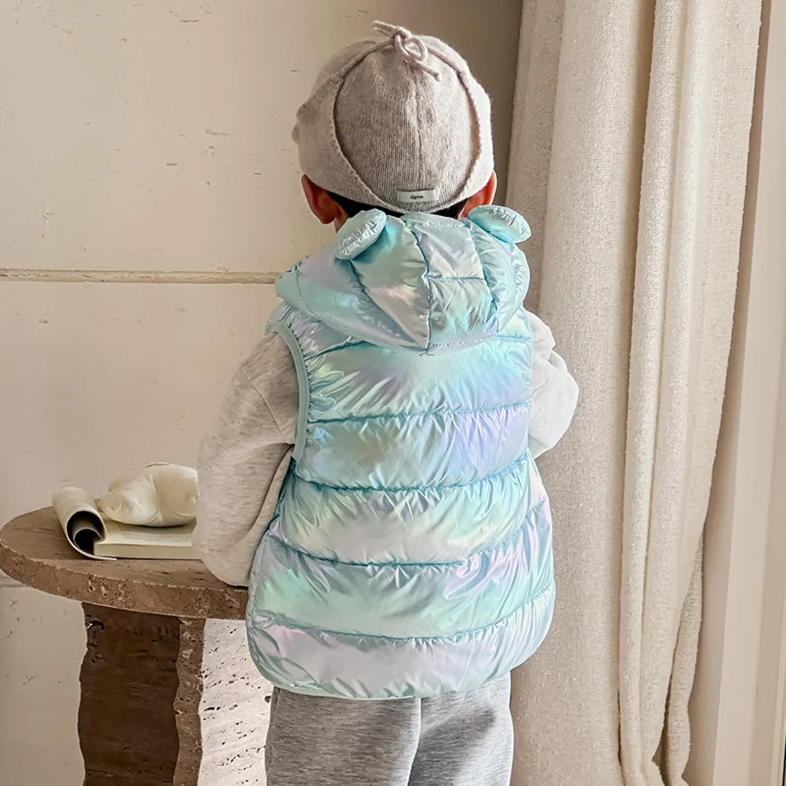 Дитячий теплий жилет Generisch для дівчаток і хлопчиків, фото №6