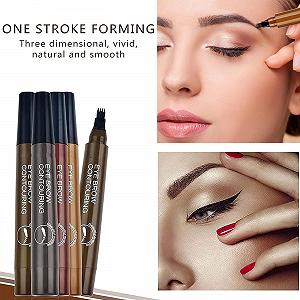 Карандаш для бровей Lumentes Waterproof 3D Microblading Tattoo Pen 4 Fork Tips Light Brown цена на synthetic.ua - Фото 1 Карандаш для бровей Lumentes Waterproof 3D Microblading Tattoo Pen 4 Fork Tips Light Brown synthetic.ua - Фото 1