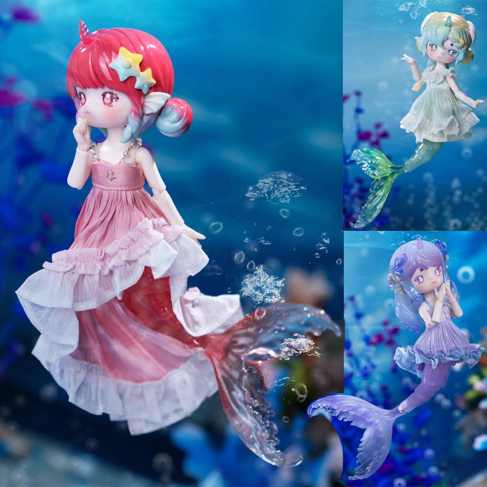 Фигурка XiDonDon Antu Mermaid Series Action Figures 1/12 BJD Куклы с одеждой Коллекционные подарки на день рождения (Одиночная коробка), фото №6