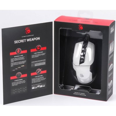 Мышка A4Tech Bloody W70 Max Panda White, фото №9