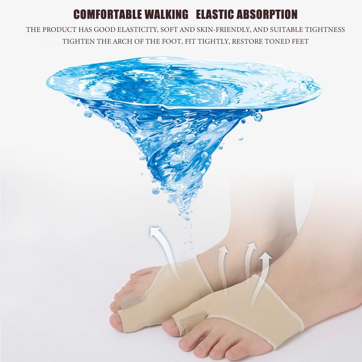 Коректор великого пальця стопи Без операційна корекція Hallux Valgus при перекриваючихся пальцях, Бурсит, Коректор вирівнювання великого пальця стопи та роздільник, Зручна ходьба (4 пари), фото №5 Коректор великого пальця стопи Без операційна корекція Hallux Valgus при перекриваючихся пальцях, Бурсит, Коректор вирівнювання великого пальця стопи та роздільник, Зручна ходьба (4 пари), фото №5