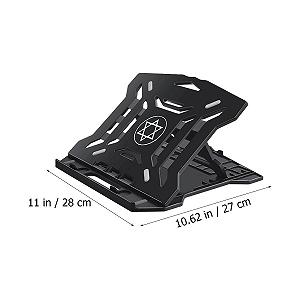 Подставка для ноутбука NUOBESTY складная, с регулируемой высотой, портативный держатель для ноутбука, оптимизированное рассеивание тепла для работы и просмотра видео, случайный цвет synthetic.ua - Фото 1