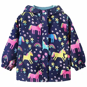 Водонепроникна куртка JinBei для дітей, дитяче пальто з капюшоном - Фото 1