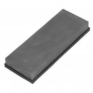 Точильный камень водный Boron Carbide 800 Grit 200 x 75 x 25 мм с нескользящим основанием synthetic.ua - Фото 1