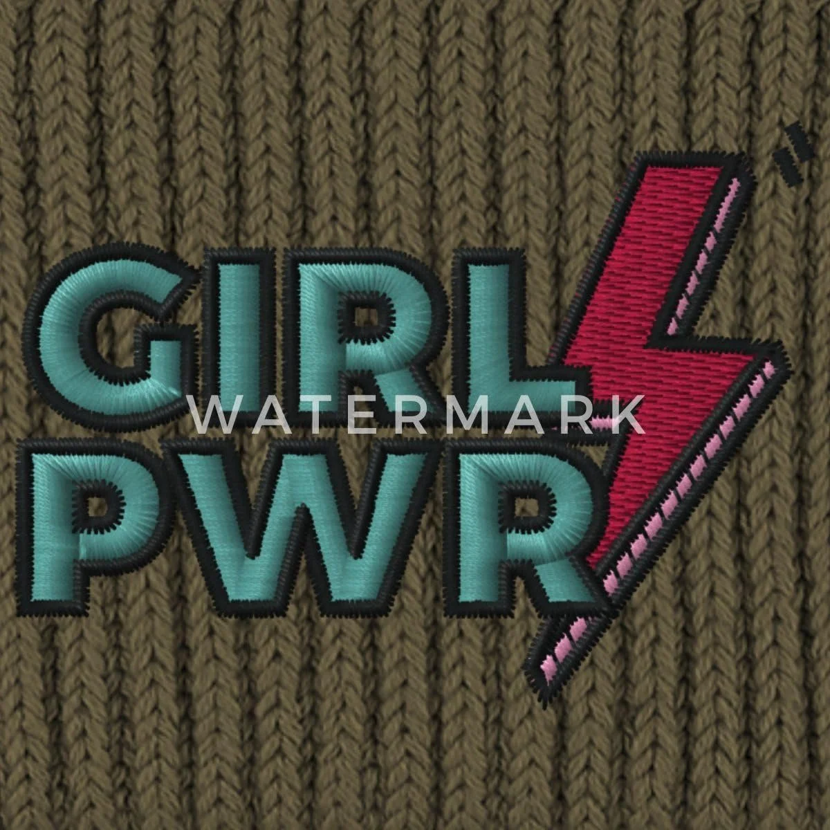 Шапка-біні Дитяча Spreadshirt Power Embroidery Organic Fisherman, фото №2 Шапка-біні Дитяча Spreadshirt Power Embroidery Organic Fisherman, фото №2