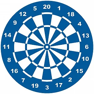 Наклейка на стіну Dart Board Дартс - Фото 1