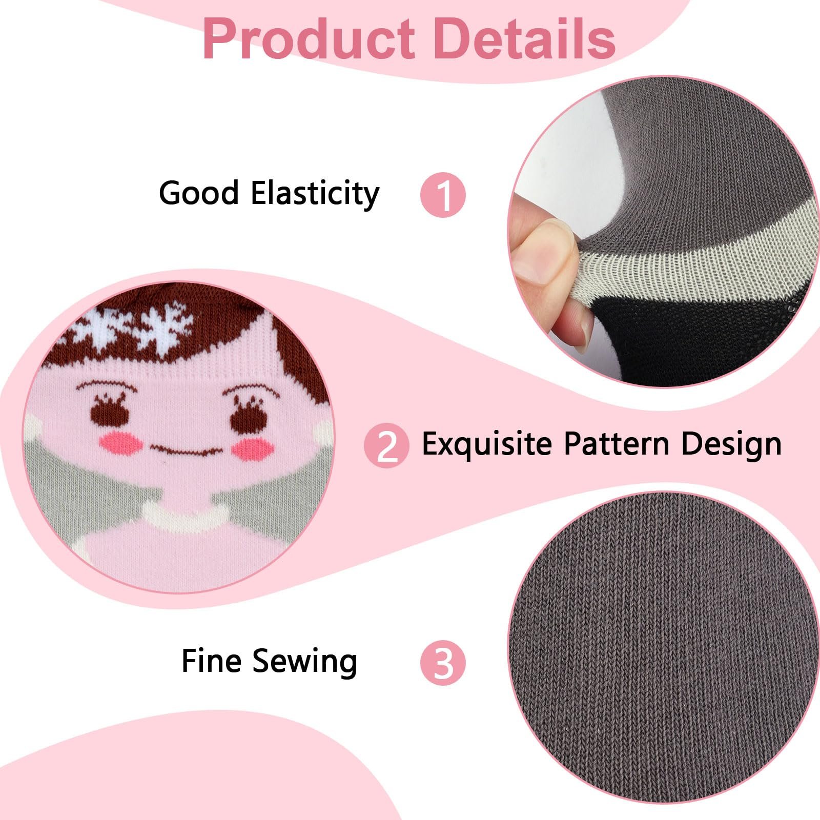 Свадебные носки Белый и черный, один размер, фото №3