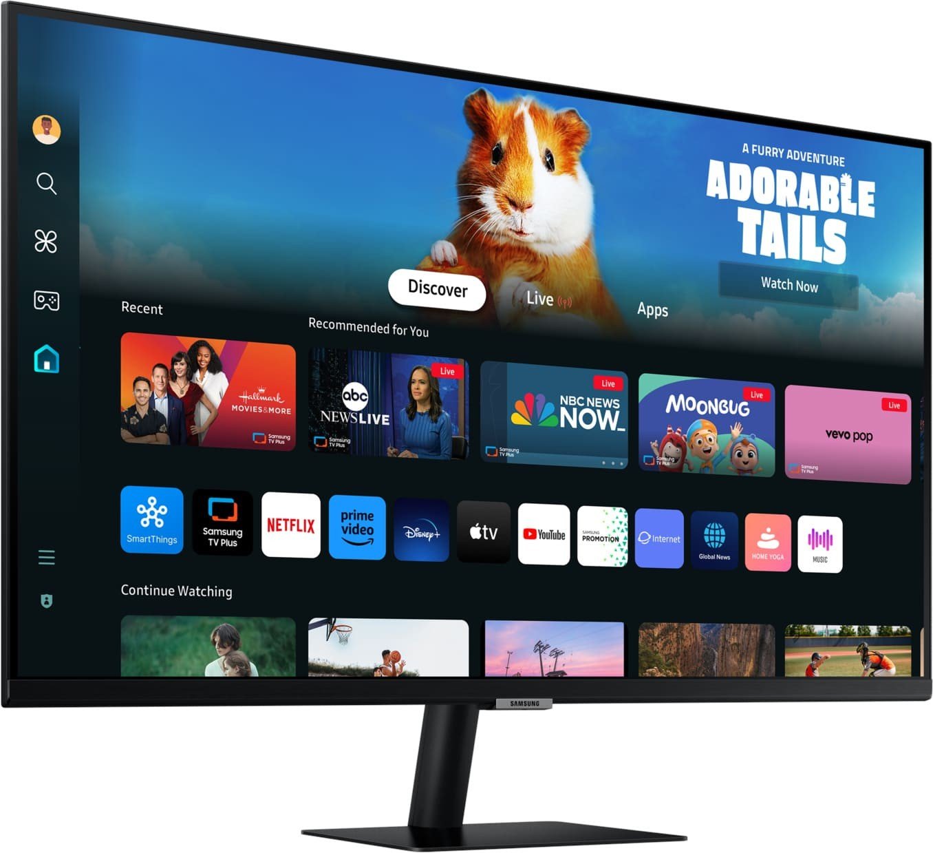 Монітор 32" Samsung SMART M5 M50D Full HD VA 60 Гц, фото №2