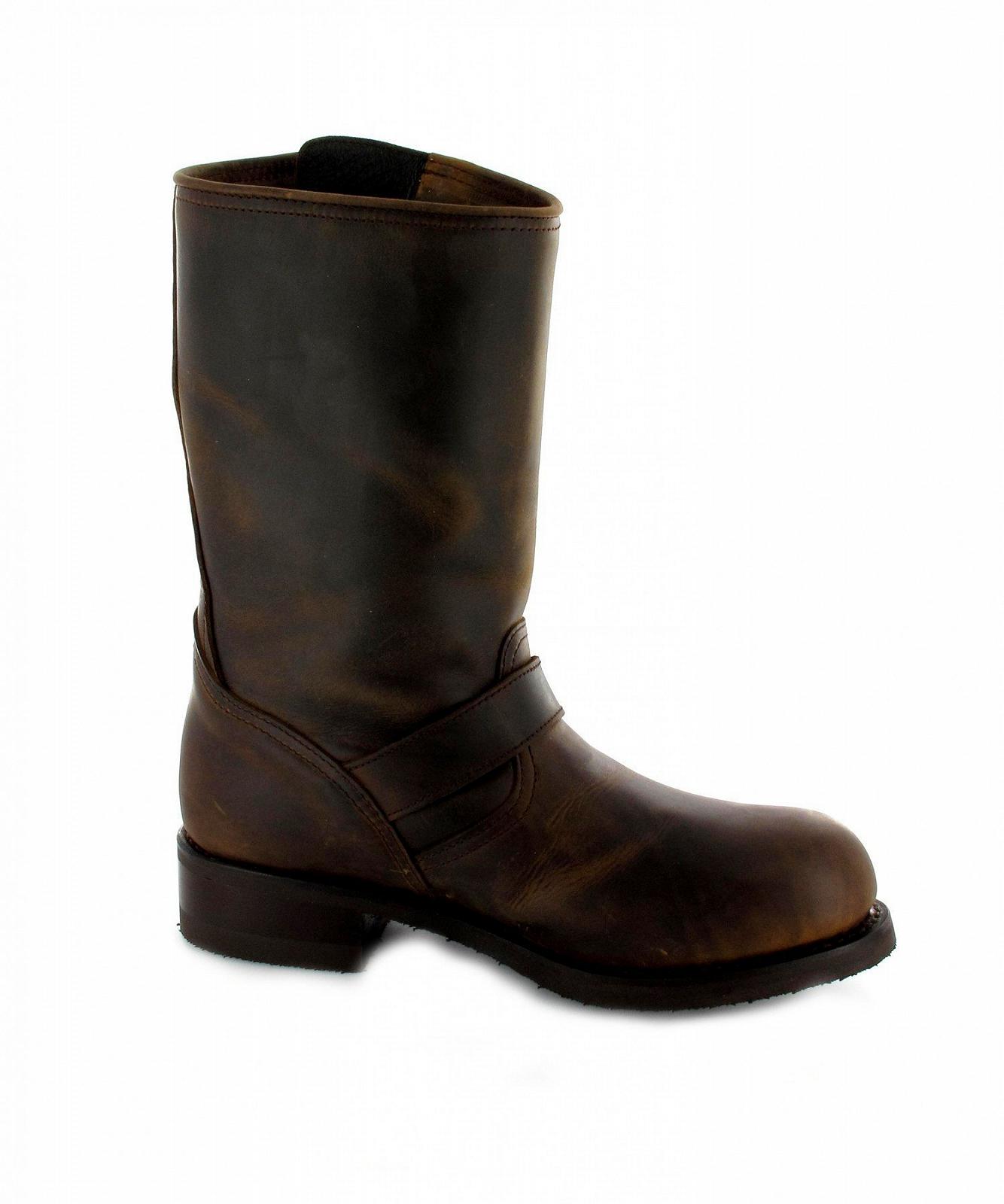 Чоботи Sendra Engineering 9852 зі сталевим носком та утеплювачем Thinsulate Коричневий, фото №4