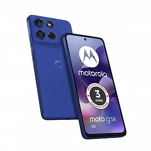 Смартфон Motorola Moto G56 5G 8/256 ГБ 50 Мп 6.72 дюйма FHD+ 120 Гц 5100 мАг MediaTek Dimensity 7060 Android 15 Pantone Dazzling Blue - Фото 1