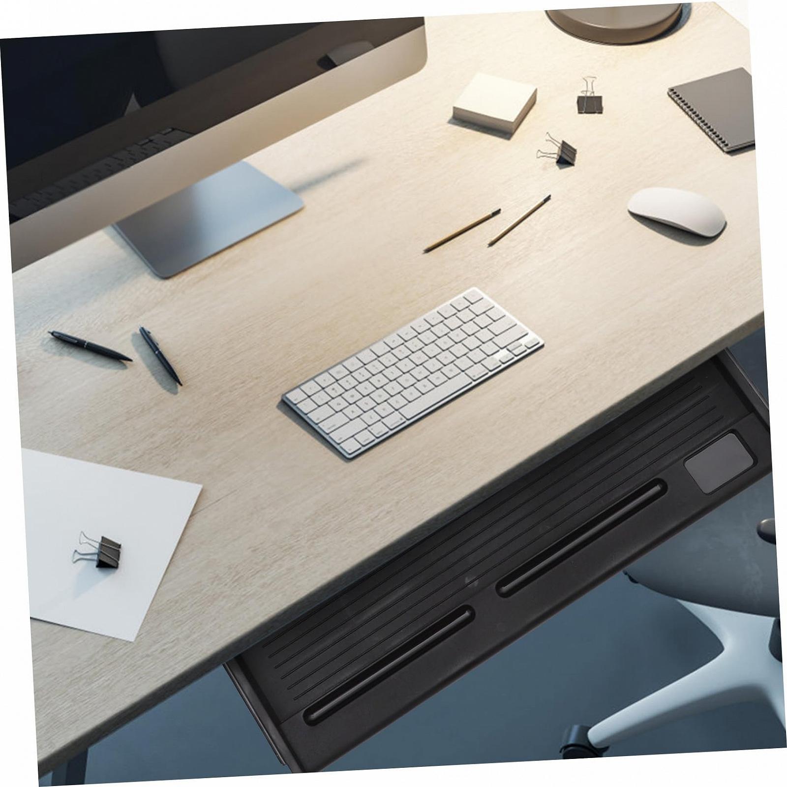 Висувна Підставка для Клавіатури Підстільна з Міцною Металевою Направляючою, Просте Збирання, Компактний, Міцний, фото №7